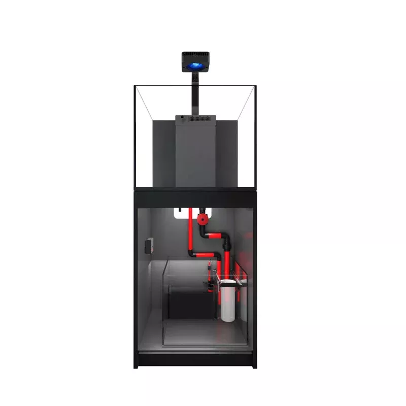 Reefer 170 G3 Deluxe – 43 Gallon Black All In One Aquarium w/ 1 X RL115 & arm – Red Sea