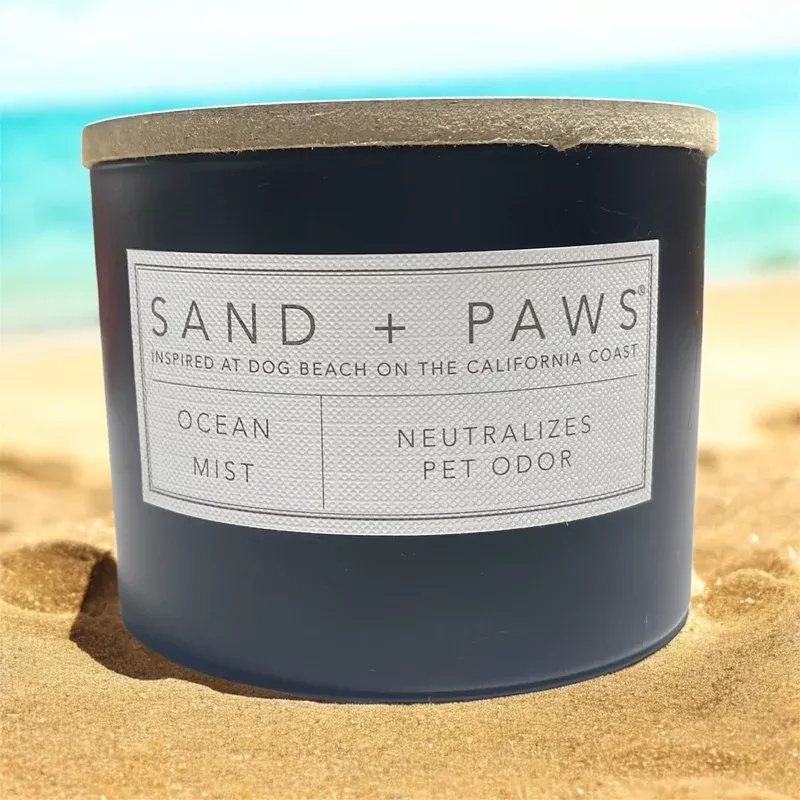 sand and paws candle ocean mist