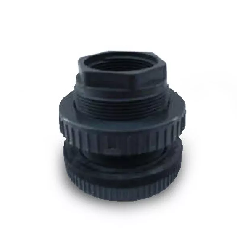 Schedule 80 Bulkhead 1/2 Slip x Thread (Hole Size 1 3/8)