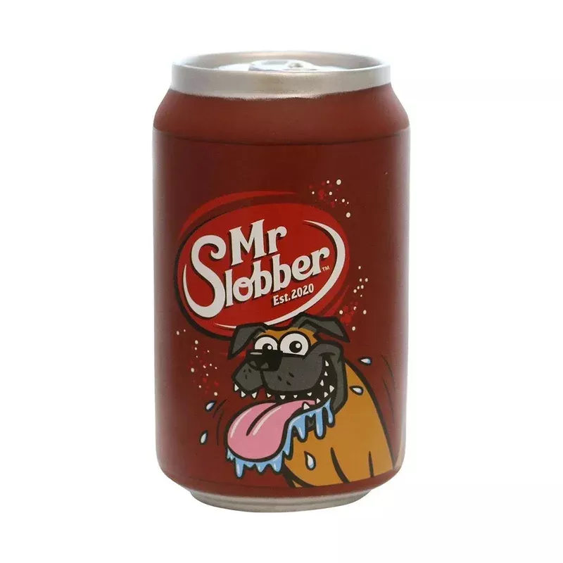 Silly Squeakers Mr Slobber Soda Can Dog Toy