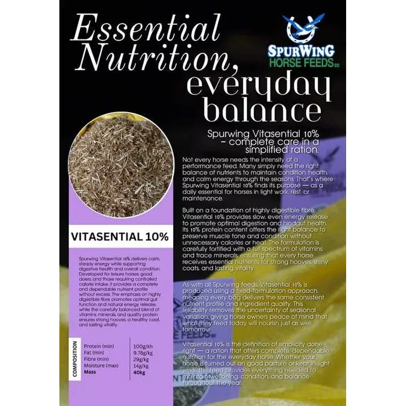 SPURWING 10% VITASENTIAL 40KG