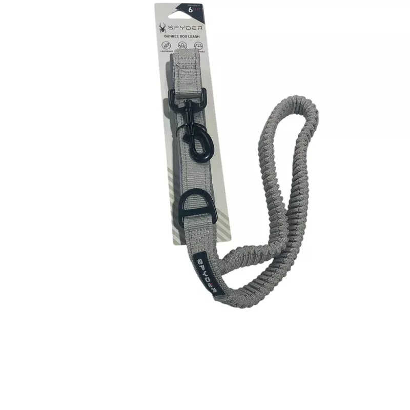 spyder bungee dog leash expends to 6 feet