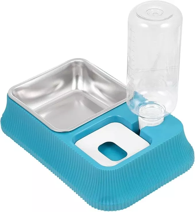 SUPVOX Detachable Automatic Pet Water Dispenser Bottle Design Convenient Indoor Water Feeder for Dogs and Cats Easy to and Maintain for Busy Pet Owners