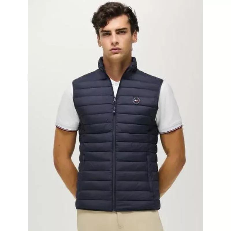 TH MONTERO QUILTEDD VEST NAVY