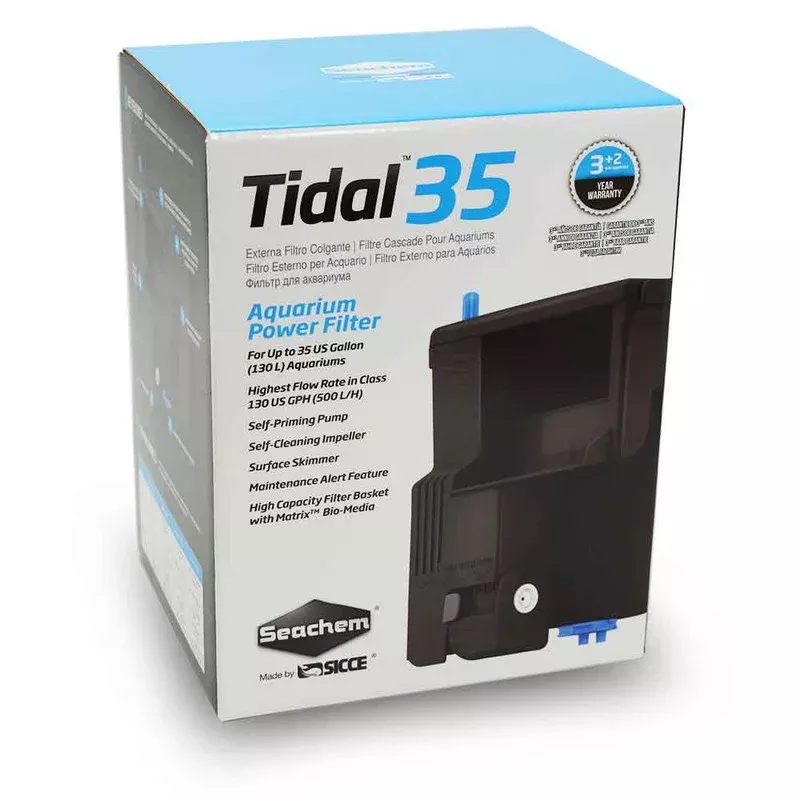 Tidal 35 HOB Power Filter (Up to 35 Gal) – Seachem