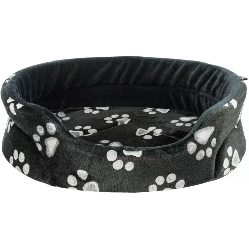 Trixie Jimmy bed, oval, 75 x 65 cm, black