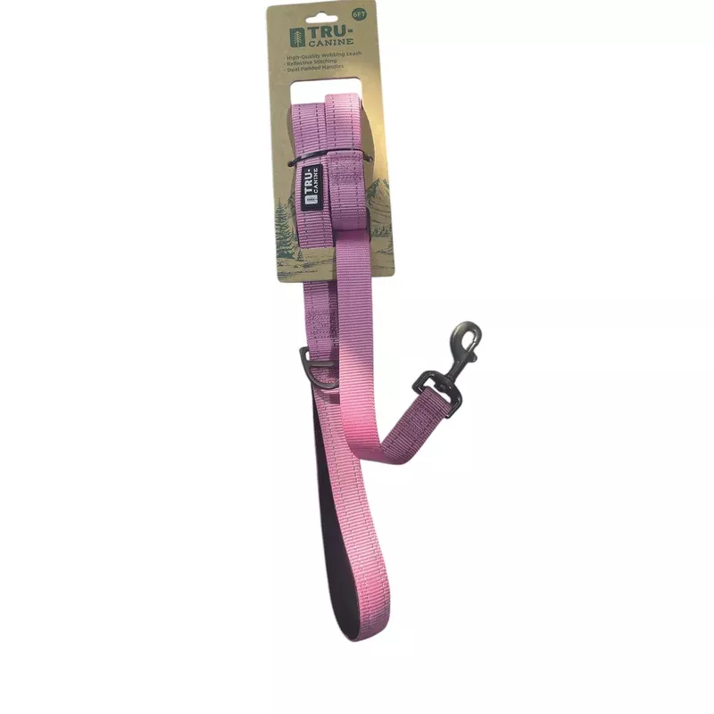 true canine 6 feet webbing leash