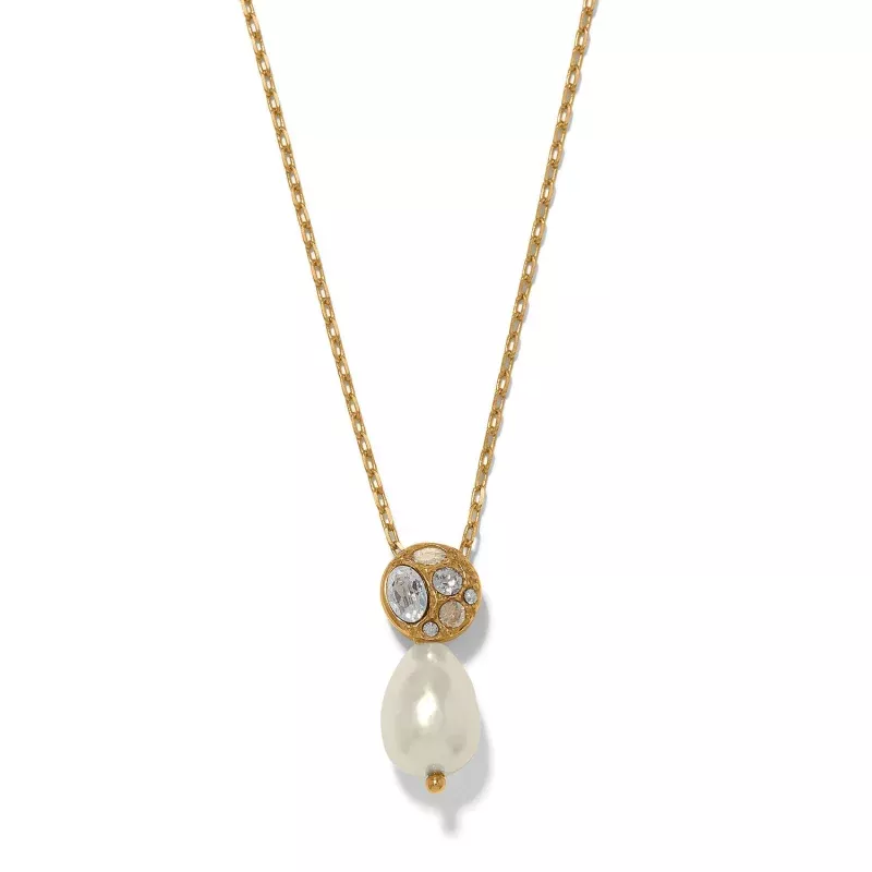 Trust Your Journey Petite Pearl Necklace