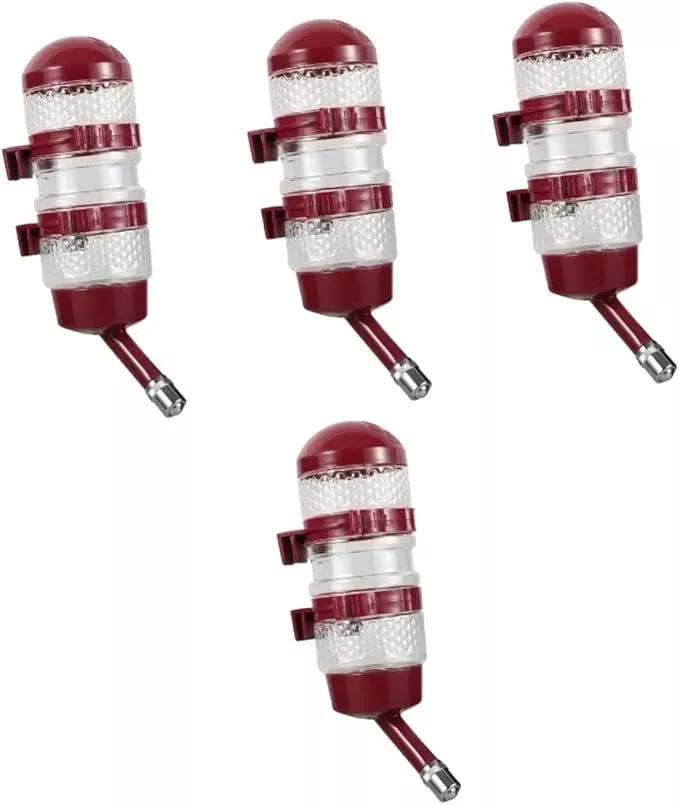 VANZACK 4pcs Pet Water Dispenser for Dogs and Cats Automatic Hanging Feeder Easy to Install for Cages Prevents Spills and Keeps Pets Hydrated