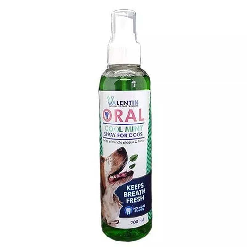 Velentin Oral Cool Mint Spray For Dogs