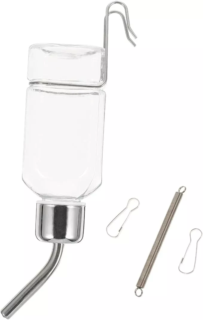 VICASKY Water Feeder Bottle Automatic Hanging Water Dispenser for Dogs Cats Leak Design Safe Material Easy to Transparent for Comfortable
