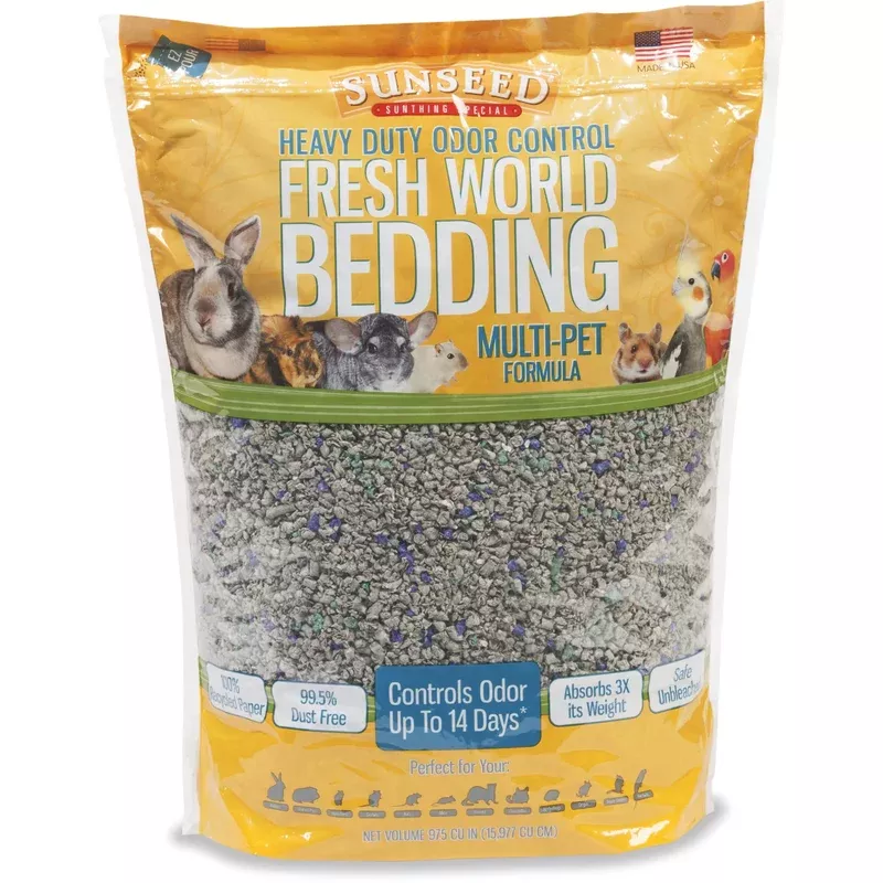 Vitakraft Sunseed Inc. Fresh World Bedding – Multi-Pet Formula – 2130 cu in SSD36091