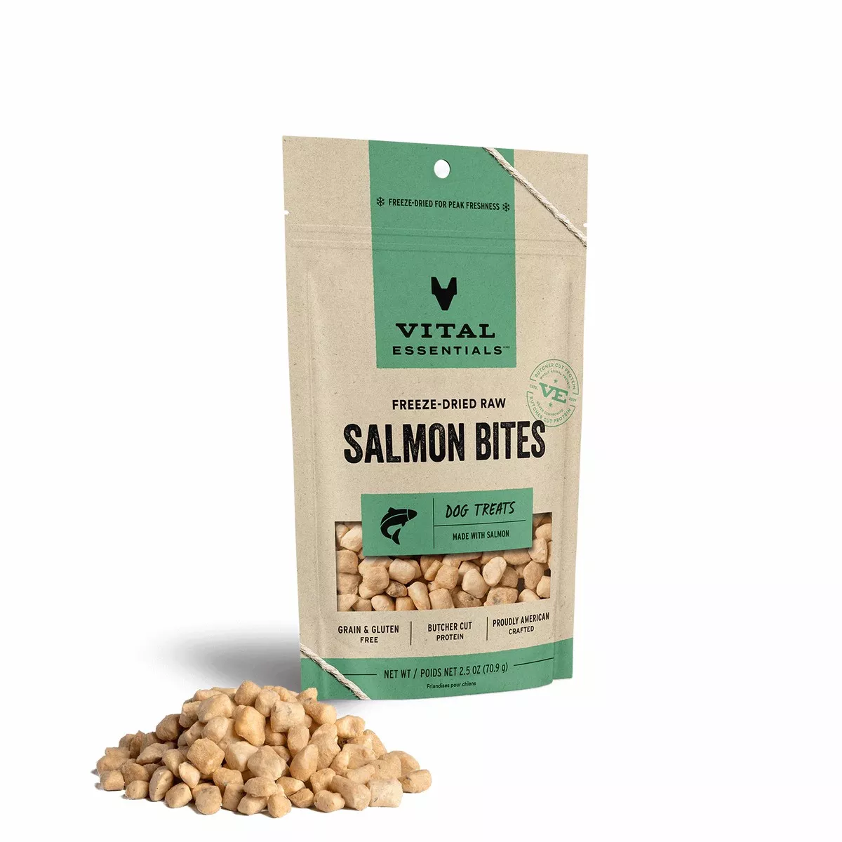 Vital Essentials Salmon Bites 2.5 oz