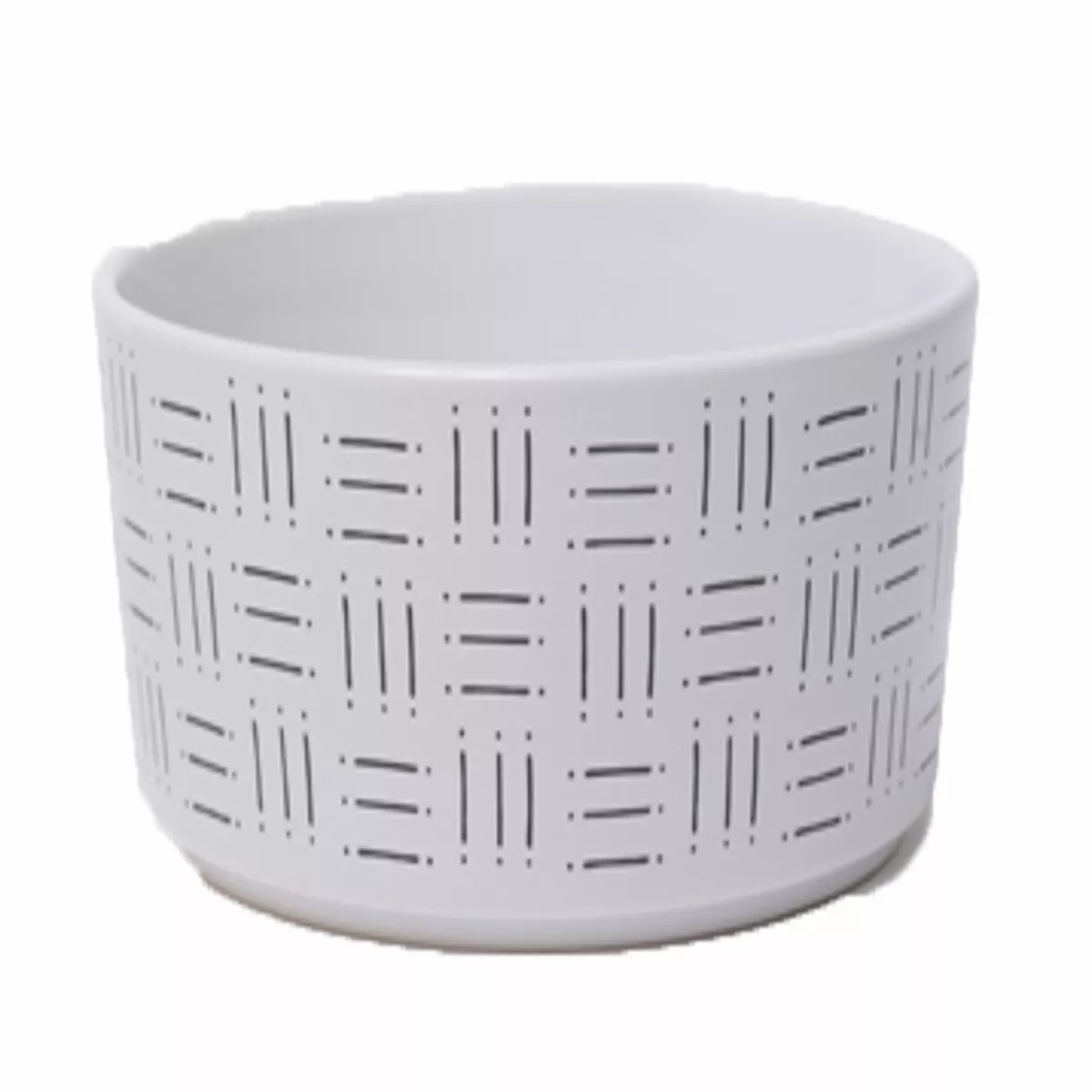 Waggo Mudcloth Line Print Bowl Medium