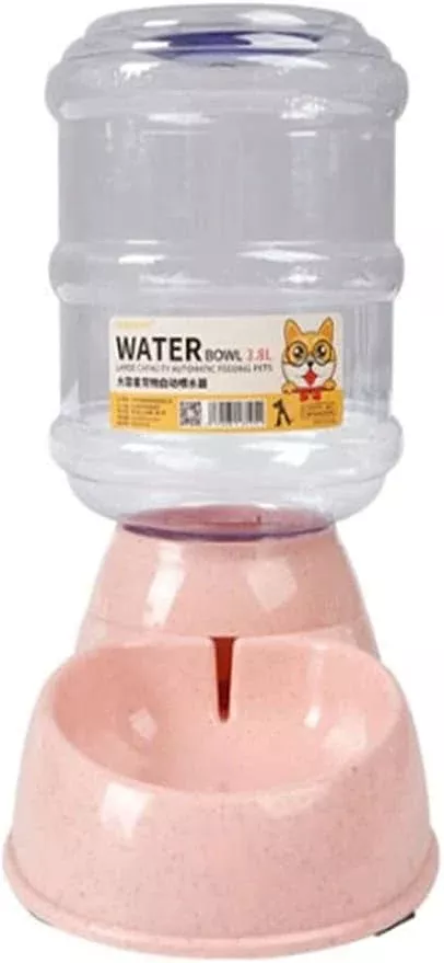Water Dispenser Pet Drinker Waterer Dog Feeder Automatic Feeder EcoFriendly Adjustable Unplugged Detachable Drinking Dispenser Dog Automatic Drinkers cat Fountain (Size : Feeders) (Water dispensers)