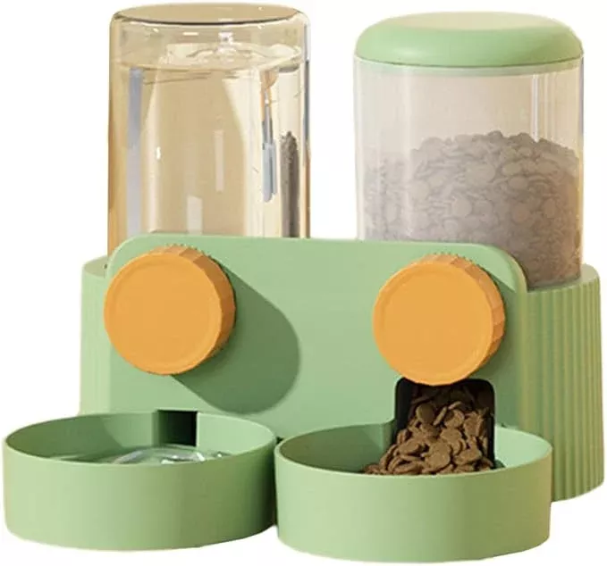 Water Feeder Water Dispenser Feeding Watering Cage Mount Automatic Food Automatic Hanging Pet Cage Bowl Food & Water Feeder