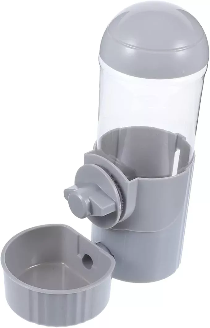 Wear-Resistant Automatic Pet Feeder Water Dispenser for Cats and Compact Hanging Design Prevents Wetting Fur for Travel and Home Use Capacity