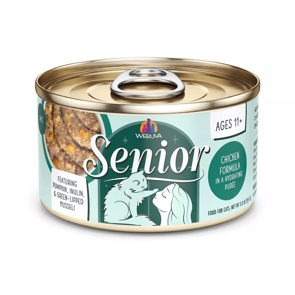 Weruva Senior Cat Chicken in Hydrating Pure