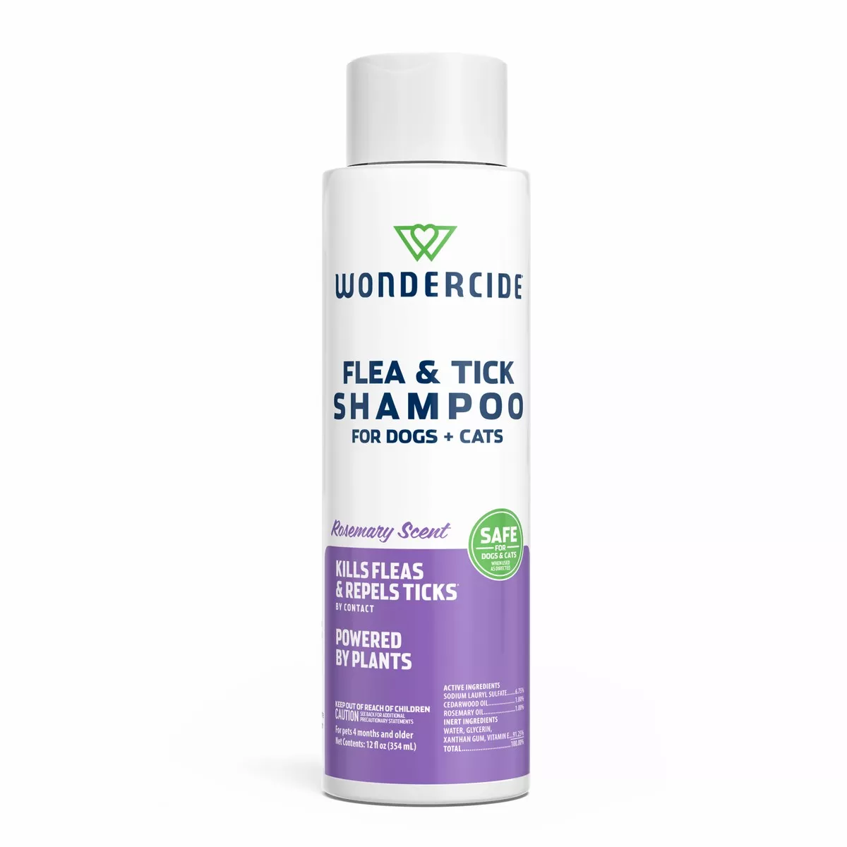 Wondercide Flea & Tick Rosemary Shampoo 12 oz