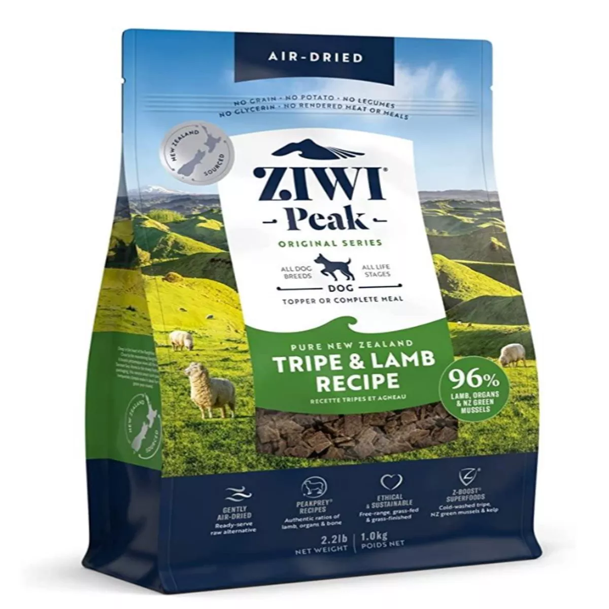 Ziwi Peak Air-Dried Tripe & Lamb Recipe