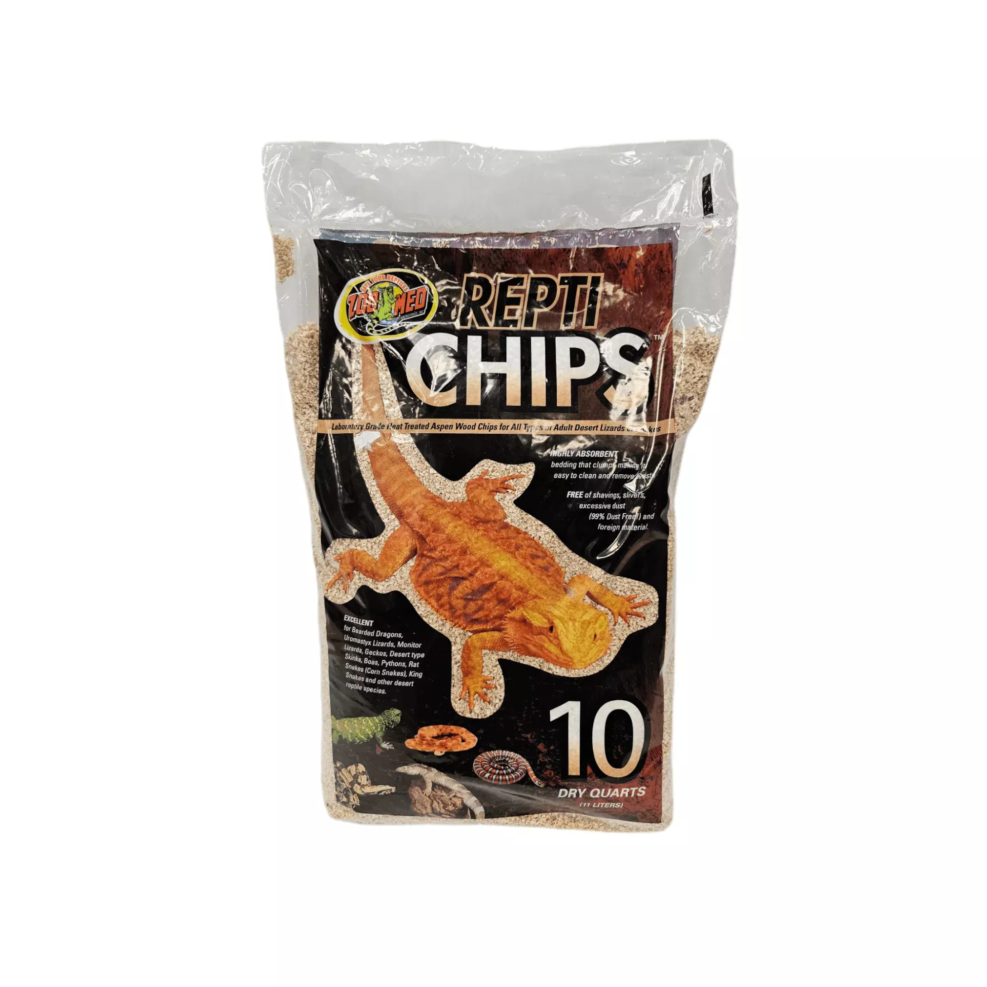 Zoo Med ReptiChips 10 Quart - Natural Wood Reptile Substrate