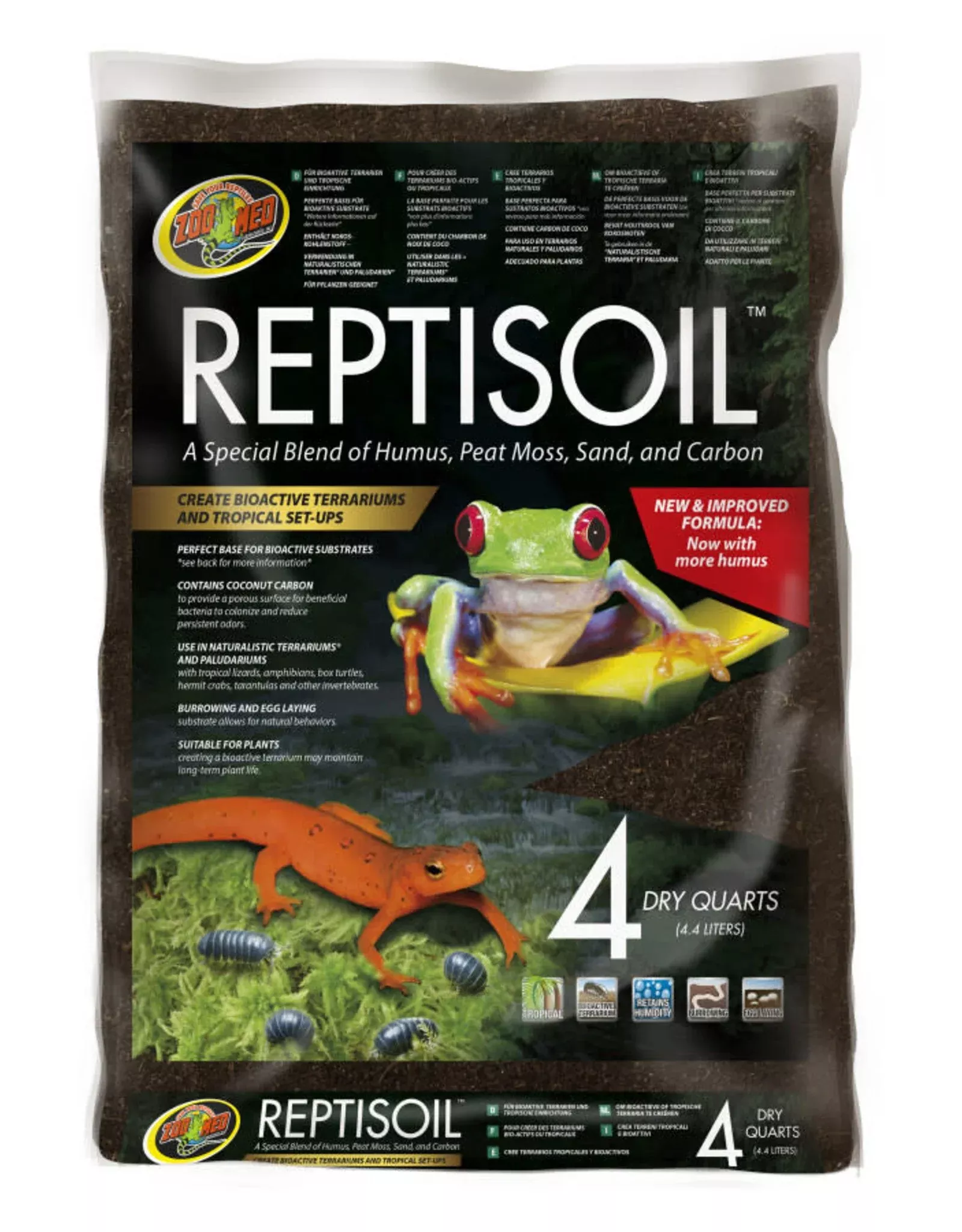 Zoo Med – ReptiSoil 4 Quart – Premium Natural Reptile Substrate