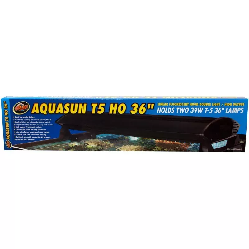 Zoomed AquaSun Dual T-5 HO Hood 36 @ Fish Tanks Direct