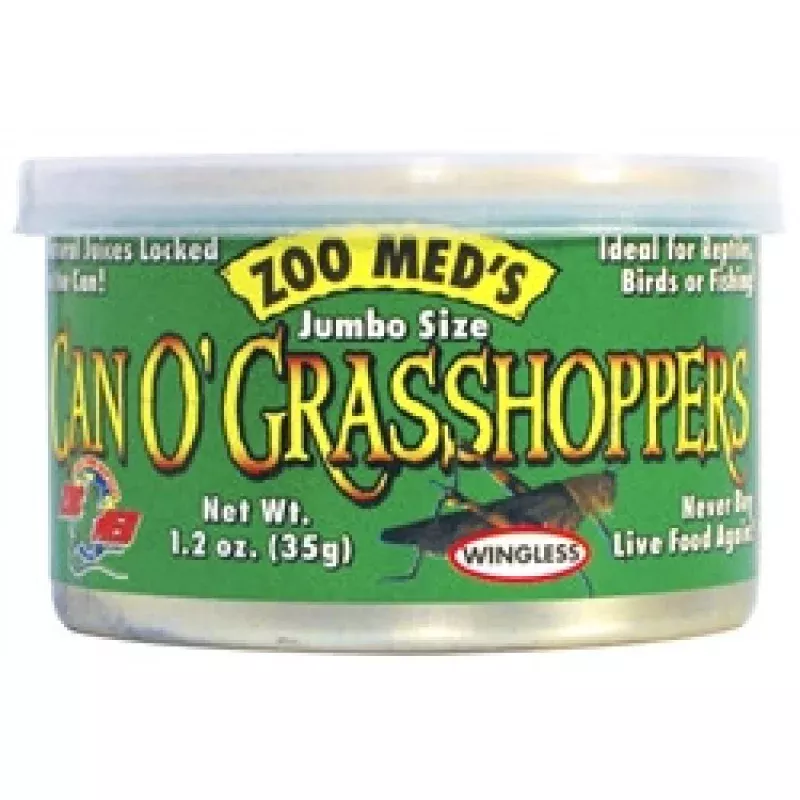 ZooMed Can O’ Grasshoppers (X-Large – 20/can) 1.2oz