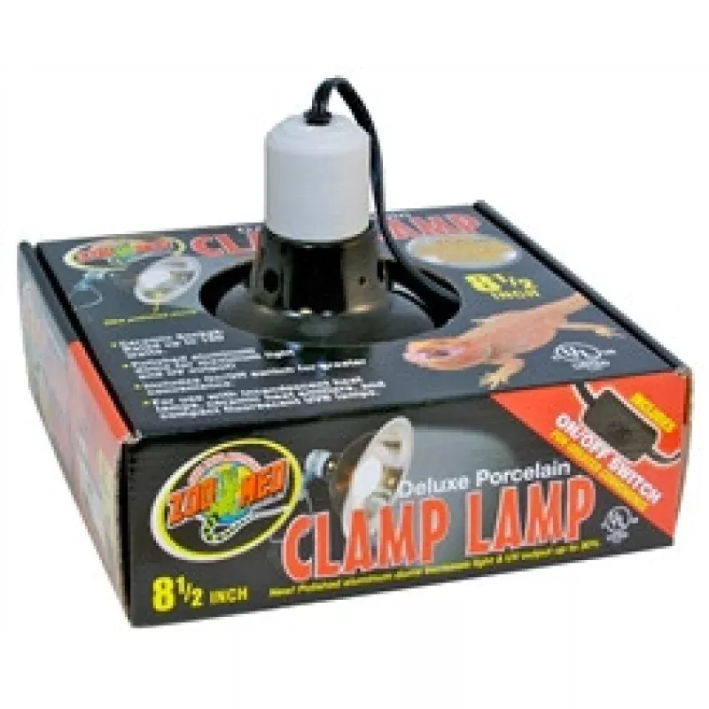 ZooMed DeluxePorcelain Clamp Lamp 8.5