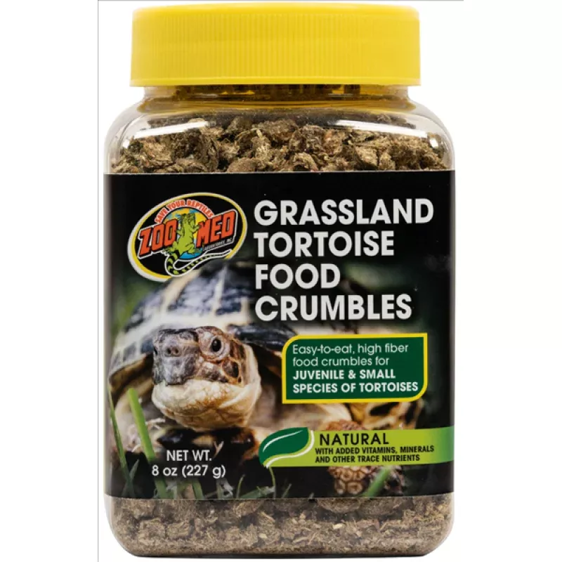 ZooMed Grassland Tortoise Food Crumbles 8oz