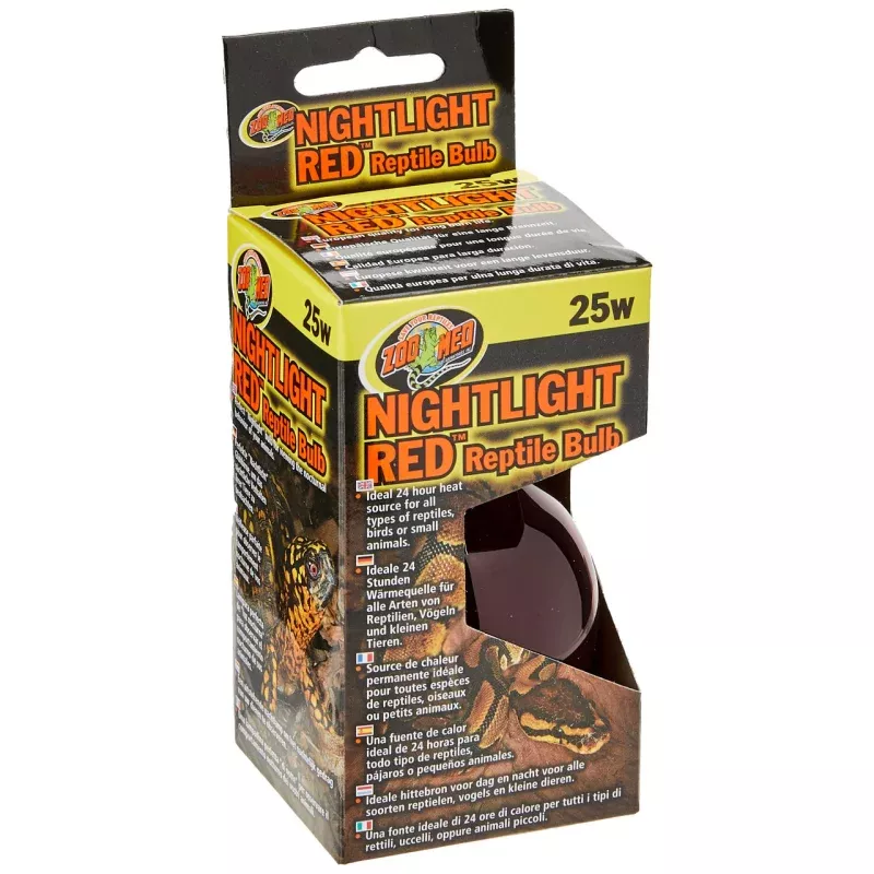 ZooMed Nightlight Red Reptile Bulb 25 Watt