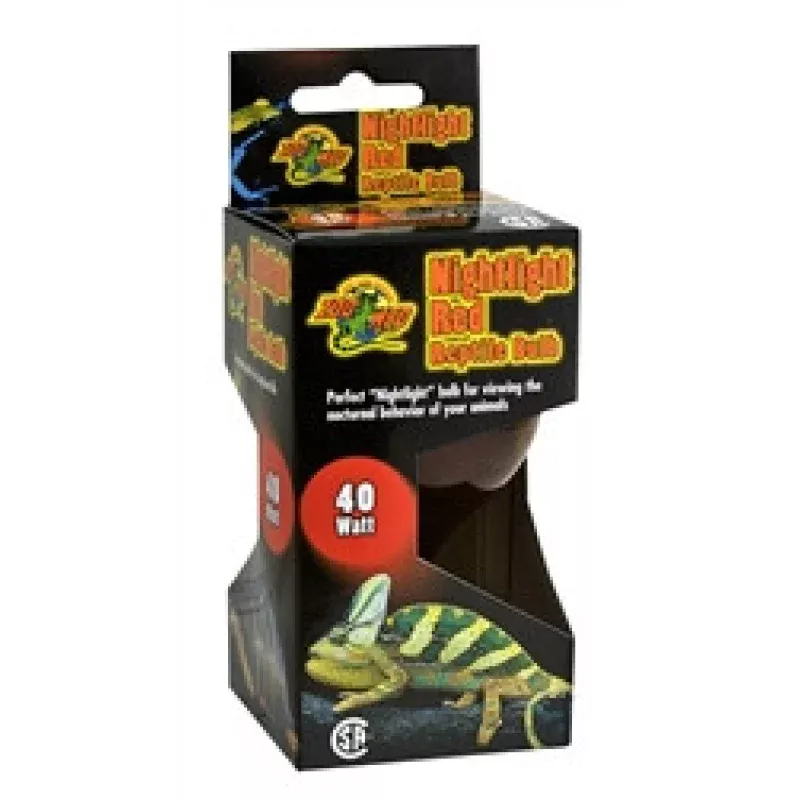 ZooMed Nightlight Red Reptile Bulb 40 Watt
