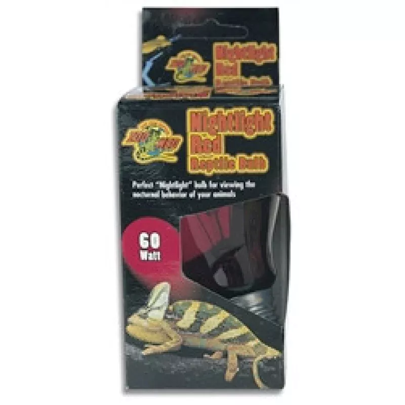 ZooMed Nightlight Red Reptile Bulb 60 Watt