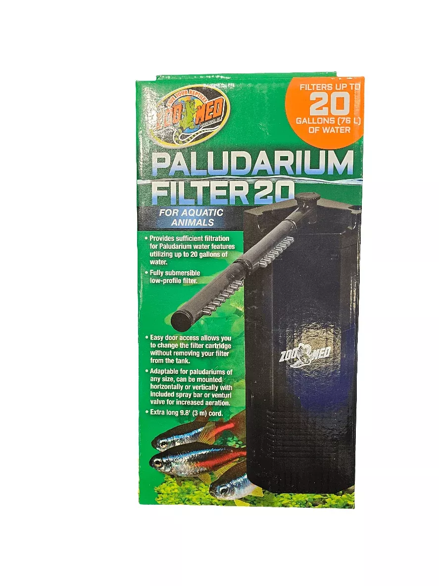 ZooMed Paludarium Filter 20 – Submersible Aquatic Filter