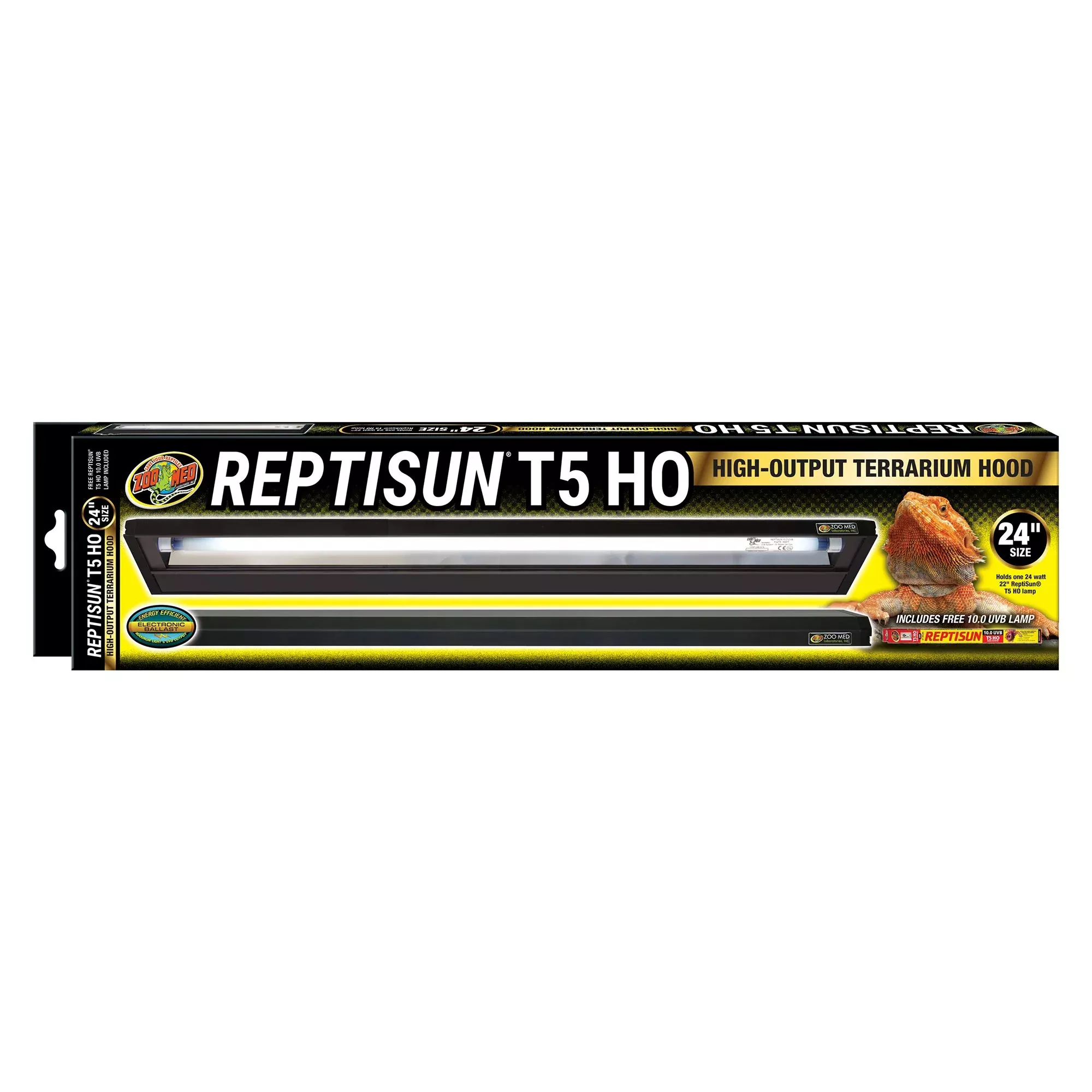ZooMed Reptisun T5 HO 10.0 UVB Bulb – High Output Reptile Light | Prevents Metabolic Bone Disease