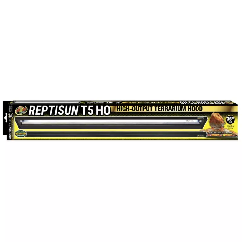 Zoomed Reptisun T5 HO Terrarium Hood w/ 10.0 Bulb 36