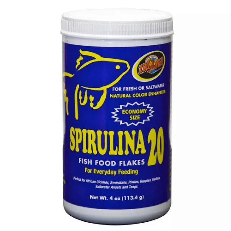 ZooMed Spirulina 20 Flakes 4 oz, 26004