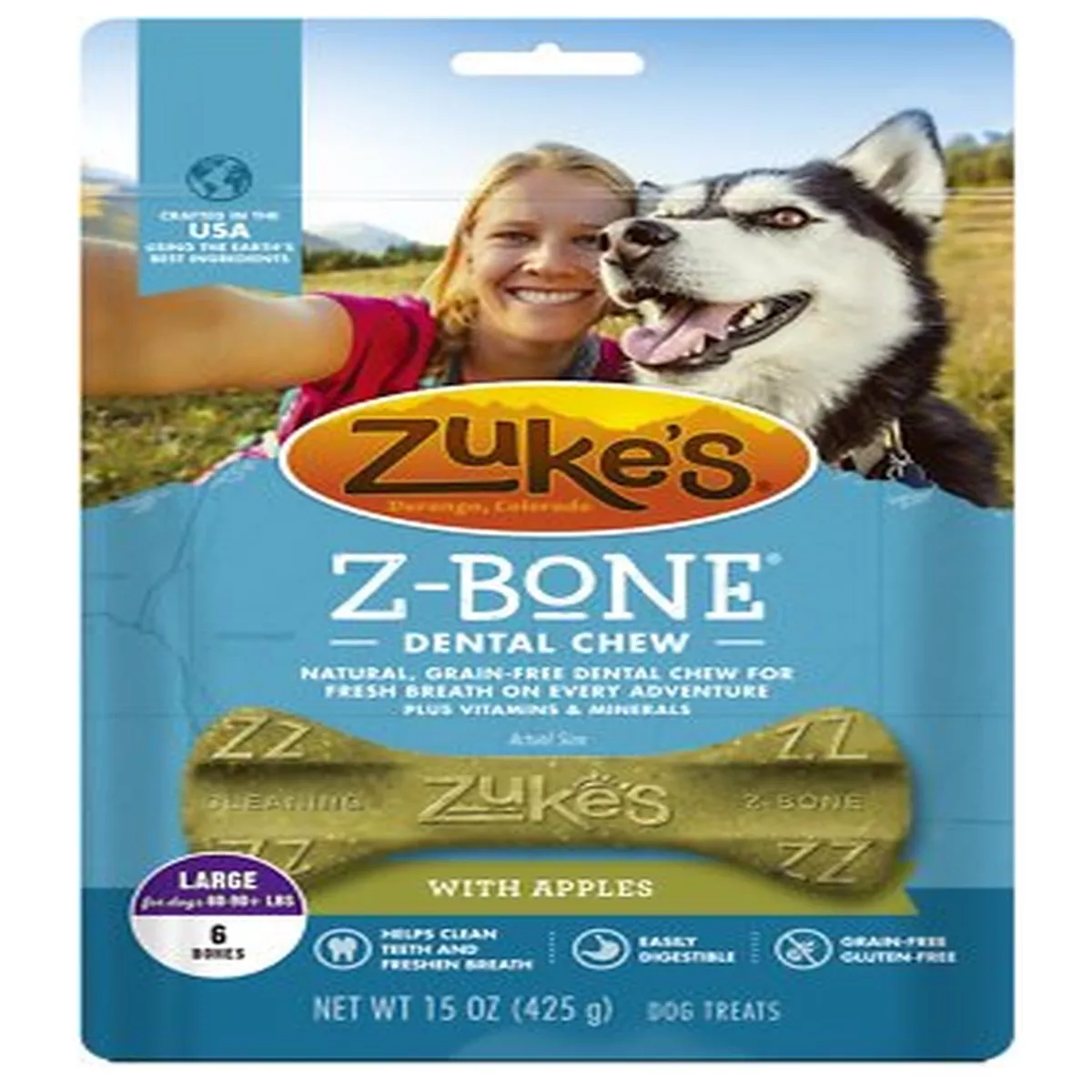 Zuke’s Z-Bone with Apples