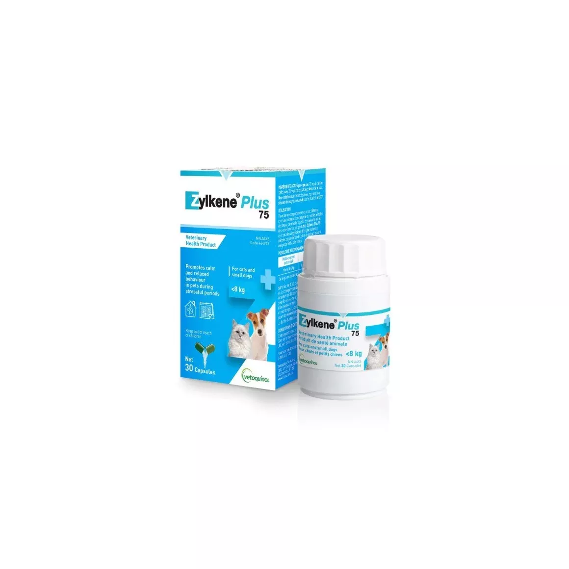 Zylkene Plus capsules for cats and dogs